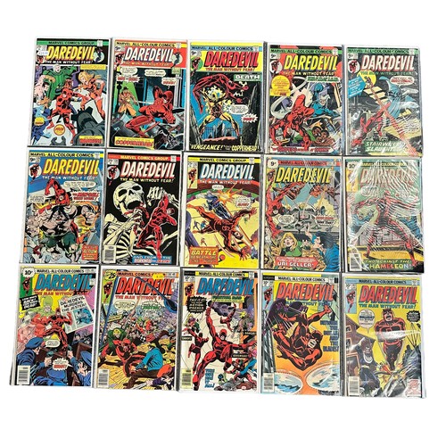 585 - Marvel Comics Daredevil 1970s Nos 123-125, 127-130, 132-136, 139-149, 151, 152: All 25 comics are ba... 