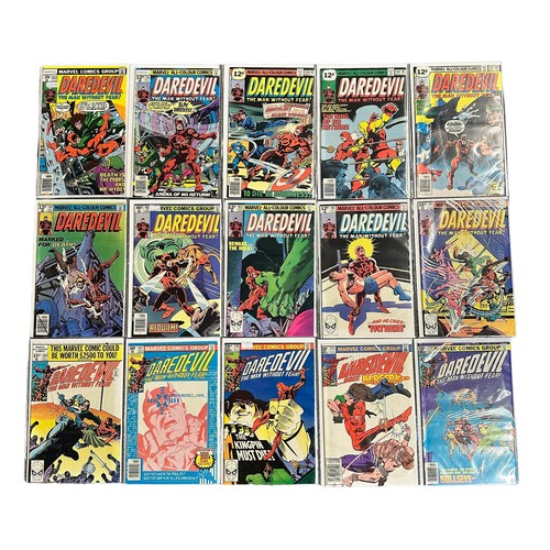 586 - Marvel Comics Daredevil 1970s Nos 153-157, 159, 162-167, 170, 172-175, 180, 185, 186, 188, 189, 192:... 