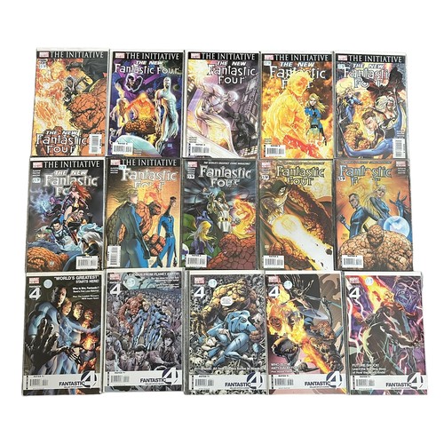 592 - Marvel Comics Fantastic Four 2000s Nos 544-557, 560-569, 571: All 25 comics are bagged & boarded, NM... 