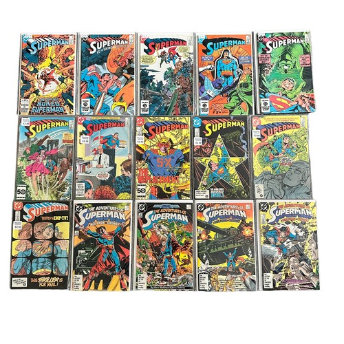 500 - DC Comics Superman 1980s Nos 393-397, 407, 411, 418-421, 425-428, 433-435, 437, 438: All 20 comics b... 