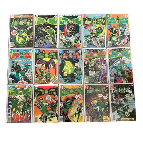 504 - DC Comics Green Lantern Co-Starring Green Arrow 1970s Nos 90-102, 104-108, 110, 111, 113, 114, 117, ... 