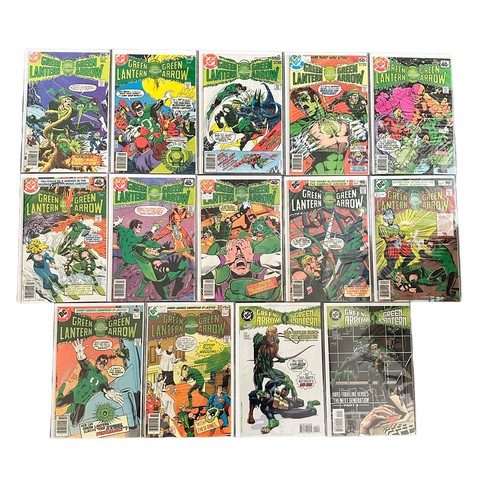 504 - DC Comics Green Lantern Co-Starring Green Arrow 1970s Nos 90-102, 104-108, 110, 111, 113, 114, 117, ... 