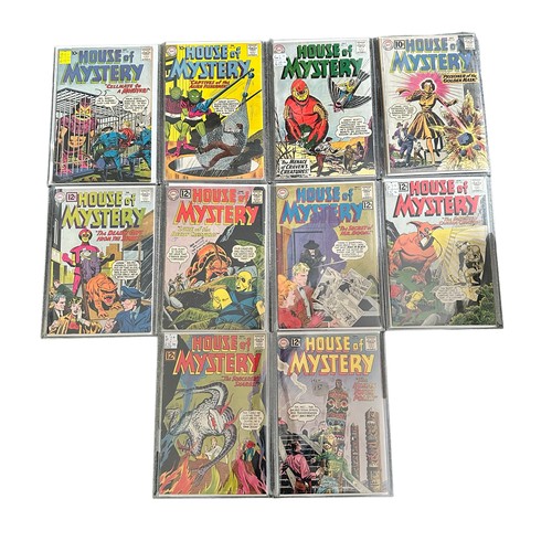 506 - DC Comics House Of Mystery 1960s Nos 102, 107, 112, 115, 119, 123, 124, 125, 126, 128: All 10 comics... 