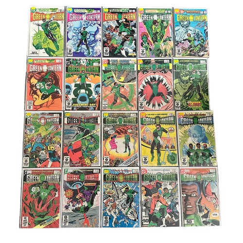 508 - DC Comics Green Lantern 1980s Nos 166-72, 174, 176-181, 184-187, 189, 190: All 20 comics are bagged ... 