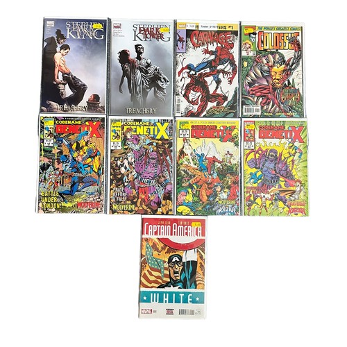 514 - Selection of Marvel Comics tiles to include: Deathlok 1990s Nos 1, 25: Doctor Who 1980s Nos 14, 19, ... 