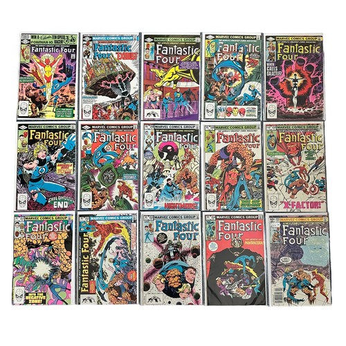 518 - Marvel Comics Fantastic Four 1980s Nos 239-242, 244-246, 248-258, 260, 262-267: All 25 comics are ba... 