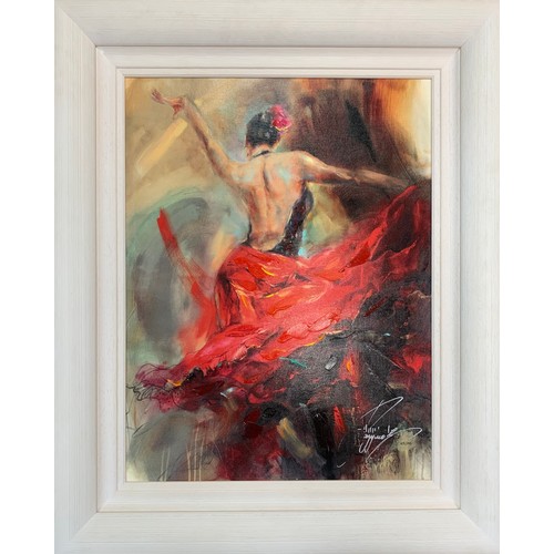 392 - Anna Razumovskaya (Russian, Contemporary), ‘Spanish Heat’ limited edition hand-embellished print, 12... 