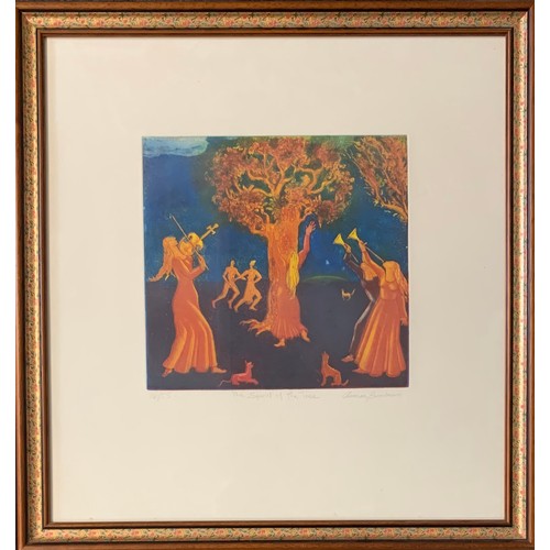 396 - Aimee Birnbaum (British, Contemporary), ‘The Spirit of the Tree’ limited edition engraving, 16/55. F... 