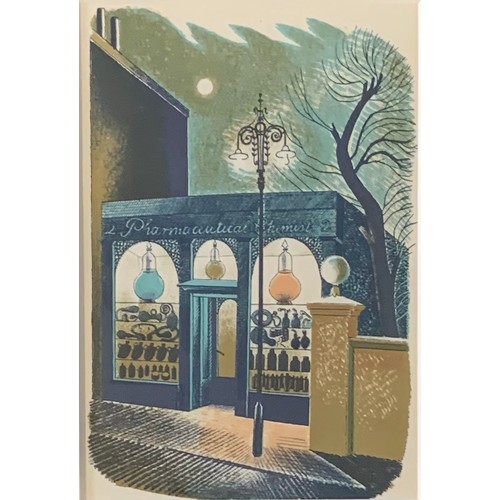 407 - Eric Ravilious (British, 1903-1942), ‘Pharmaceutical Chemist’ lithograph. Framed and glazed. From th... 