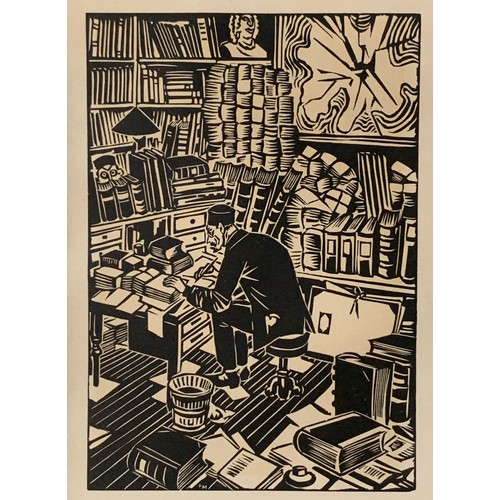 434 - Frans Masereel (Belgian, 1889-1972), plate from ‘The City’ woodcut print on paper. Plate signed. Fra... 