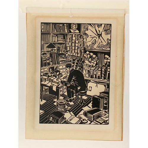 434 - Frans Masereel (Belgian, 1889-1972), plate from ‘The City’ woodcut print on paper. Plate signed. Fra... 