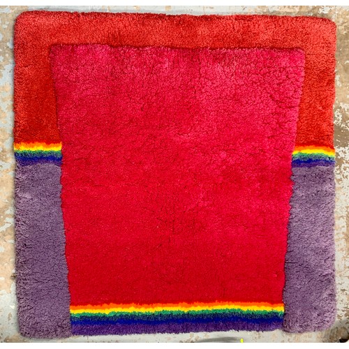 377 - Barbara Brown (British, b.1932), large textile Barbara Brown design vibrant hanging rug. Designed wi... 