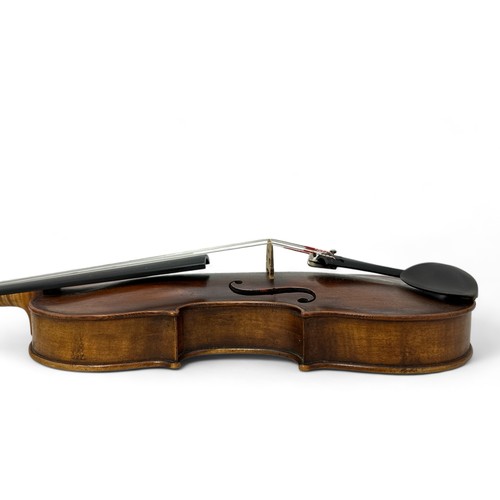 218 - Interesting 18th Century German Violin of the Kloz (Klotz) school, in fitted black case, with mother... 