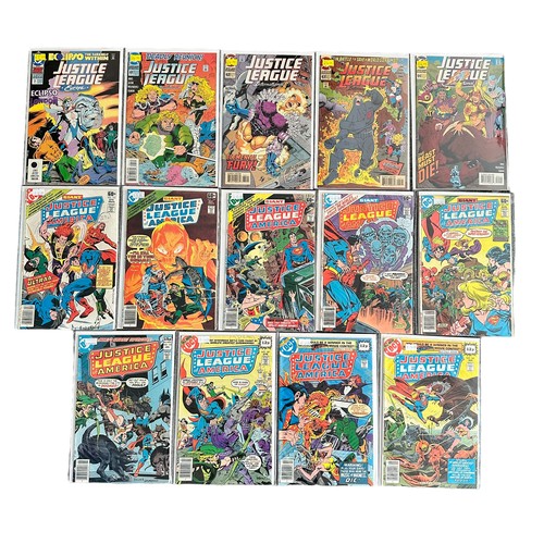 611 - DC Comics Justice League of America 1970s Nos 153-157, 162, 163, 165, 174 ungraded: Justice League I... 