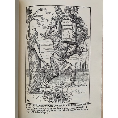 344 - Cartoons for the Cause 1886-1896 by Walter Crane with a Foreword by John Betjeman. 1976 reprint, sig... 