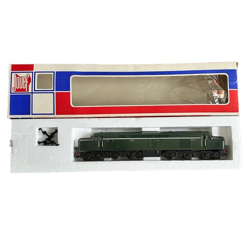 599 - Jouef OO gauge BR green Class 40 locomotive No. 891352, generally excellent in good window box. Cont... 