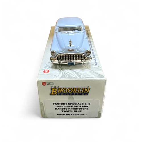 26 - Brooklin 1/43rd scale 1953 Buick Skylark hardtop prototype pastel blue Factory Special No. 6, genera... 