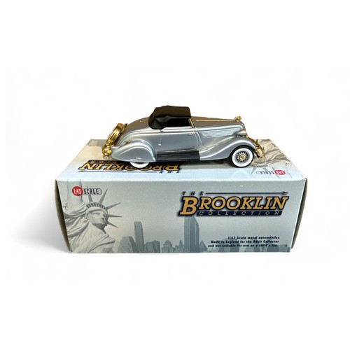 25 - Brooklin 1/43rd scale 1935 Studebaker Commander Roadster silver and gold finish No. BRK93x, C.T.C.S.... 