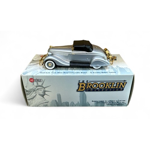 25 - Brooklin 1/43rd scale 1935 Studebaker Commander Roadster silver and gold finish No. BRK93x, C.T.C.S.... 