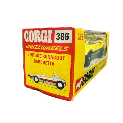 150 - Corgi Bertone Runabout No. 386 and Pininfarina P.33 Alfa Romeo No. 380, generally excellent in excel... 