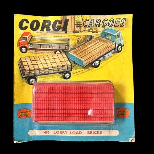 44 - 1960s Corgi Cargo packs, generally excellent in good plus  carded packs, with Lorry Load Nos. 1485, ... 