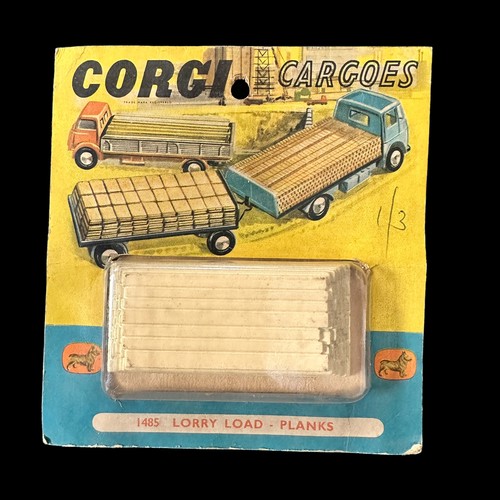 44 - 1960s Corgi Cargo packs, generally excellent in good plus  carded packs, with Lorry Load Nos. 1485, ... 