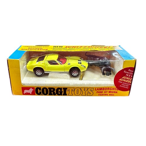 137 - Corgi Lamborghini Muira No. 342, generally excellent in good plus window box with Revised Specificat... 