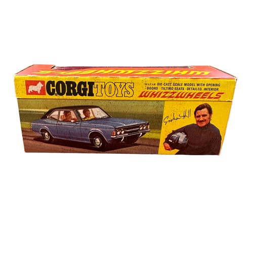 125 - Corgi Ford Cortina GXL No. 313, generally excellent in good plus to good window box (brown mottling ... 