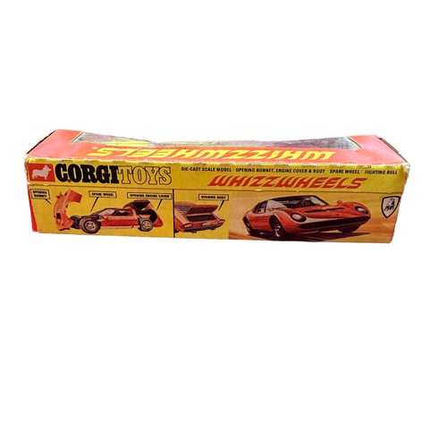 136 - Corgi Lamborghini Muira No. 342, generally excellent in good plus slim window box (some fading), lim... 