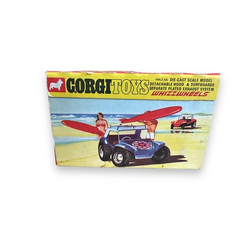 148 - Corgi GP Beach Buggy No. 381, generally excellent in good plus box (light crushing to cellophane), m... 