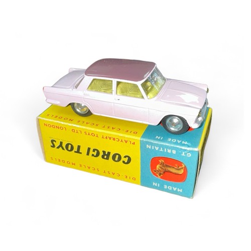 86 - Corgi FIAT 2100 No. 232, two-tone pink with mauve roof, generally excellent in excellent box (overpr... 