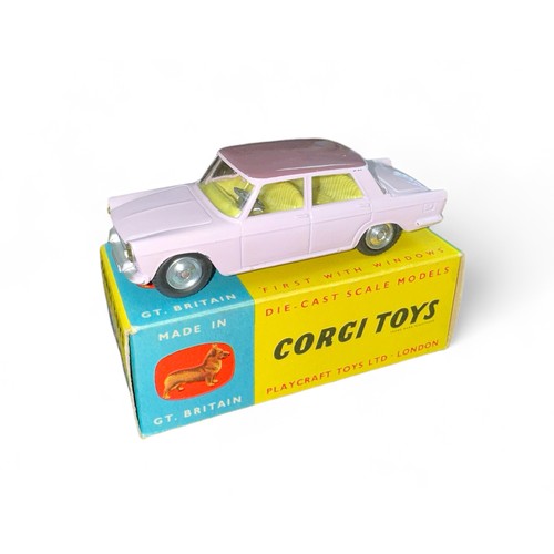 86 - Corgi FIAT 2100 No. 232, two-tone pink with mauve roof, generally excellent in excellent box (overpr... 