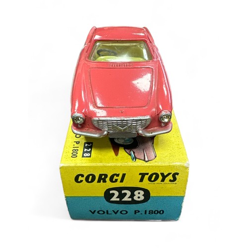 80 - Corgi Volvo P.1800 No. 228, generally excellent in excellent to good plus box with folded leaflet, s... 