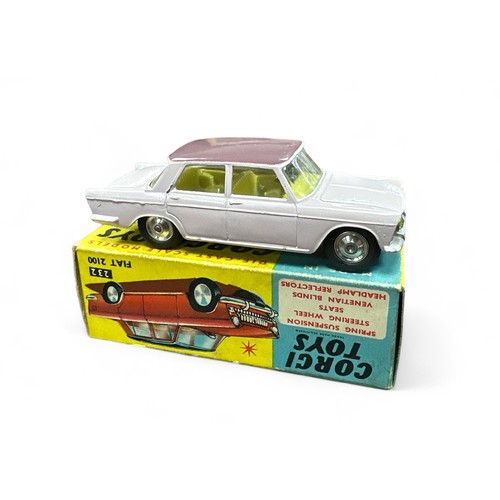 87 - Corgi FIAT 2100 No. 232, pink with mauve roof,  excellent (small residue mark to base) in good plus ... 