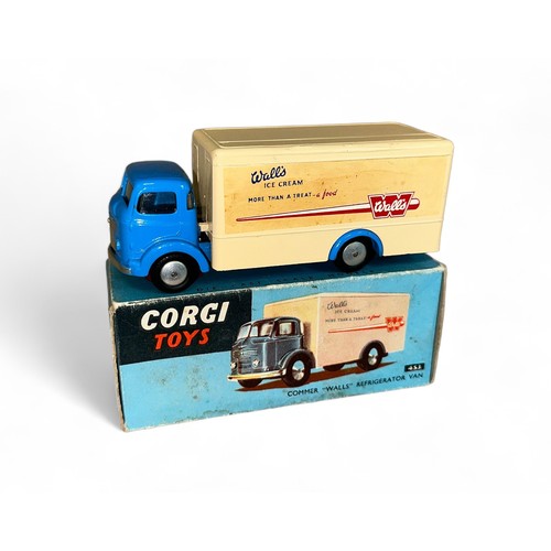 189 - Corgi No. 453 Wall’s Refrigeration lorry, generally excellent in good plus box (small tear and Sello... 