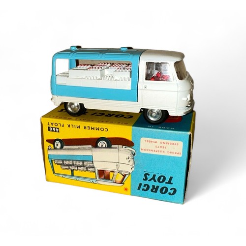 197 - Corgi Commer Milk Float No. 466, generally excellent in good plus box (pencil marking ELM (?) to one... 