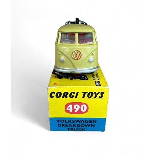 205 - Corgi Volkswagen Breakdown No. 490, generally excellent in good plus box (ink marking 7/3 to one end... 