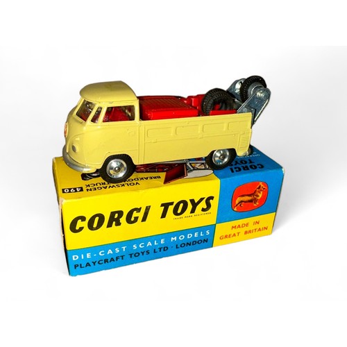 205 - Corgi Volkswagen Breakdown No. 490, generally excellent in good plus box (ink marking 7/3 to one end... 