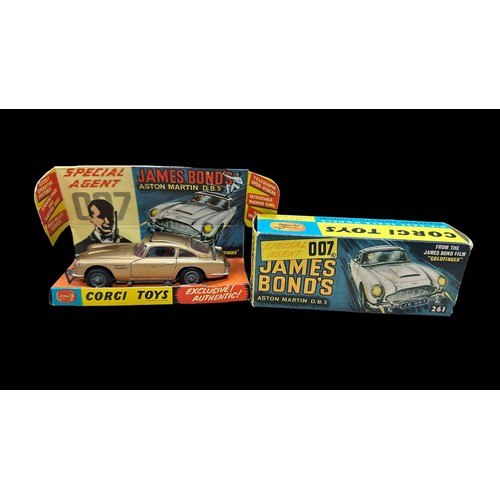 105 - Corgi No. 261 James Bond 007 Goldfinger Aston Martin DB5, generally excellent to good plus in good p... 