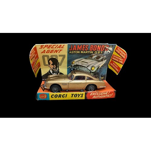 105 - Corgi No. 261 James Bond 007 Goldfinger Aston Martin DB5, generally excellent to good plus in good p... 