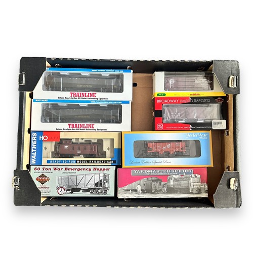 657 - HO gauge mainly American wagons collection, generally excellent in excellent to good plus boxes, wit... 