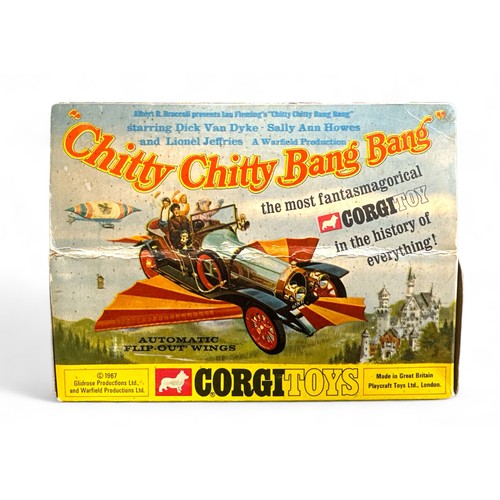 109 - Corgi Chitty Chitty Bang Bang No. 266, generally excellent in good plus window box (header folded fl... 