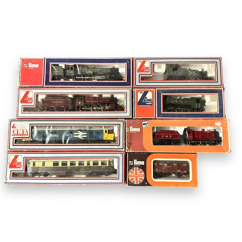 600 - Lima OO gauge locomotives, generally excellent to good plus in good or better boxes, with GWR Railca... 