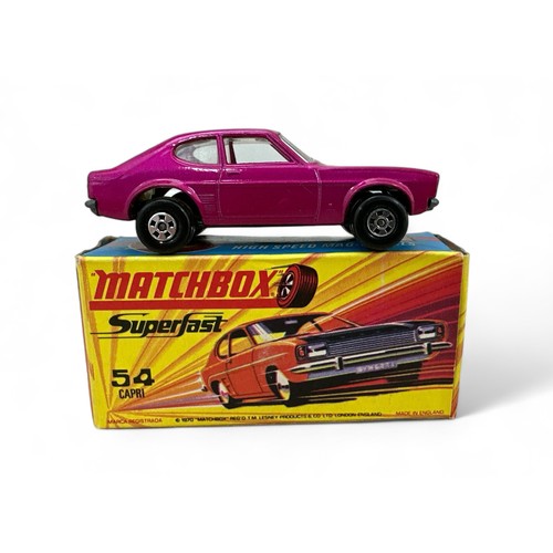 Matchbox 1-75 series Superfast Ford Capri metallic cerise with off ...