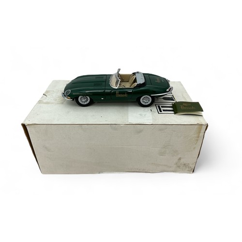 269 - Franklin Mint 1/24th scale Jaguar E-Type drophead No. B11ZG23, Harrods 150th Anniversary limited edi... 