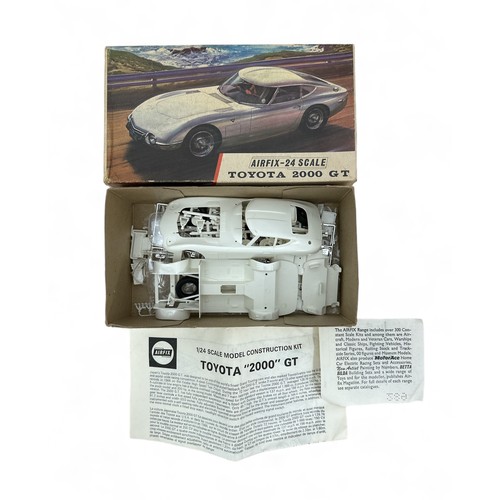 666 - Airfix 1/24th scale Toyota 2000 GT No. 641, unmade and unpainted plastic model kit, mainly on sprue,... 