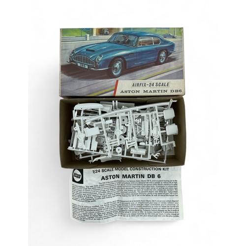 671 - Airfix 1/24th scale Aston Martin DB6 No. 642, unmade and unpainted plastic model kit, mainly on spru... 