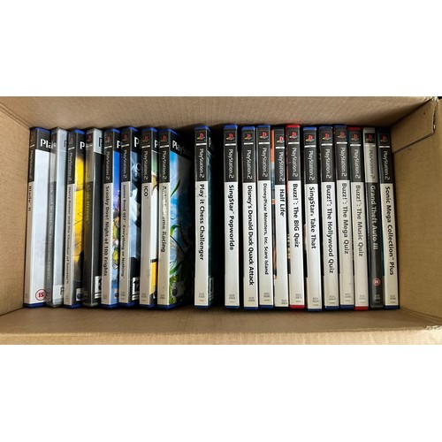 434 - Sony Playstation PS2 and games, generally excellent in good plus boxes, with PS2, hand controllers a... 