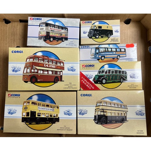 47 - Corgi 1990s onwards Bus collection, generally excellent in excellent to good plus boxes, with Nos. 9... 