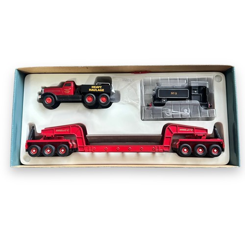 51 - Corgi Heavy Haulage Annis & Co Ltd Diamond T Ballast with Girder Trailer and Locomotive load No. 310... 